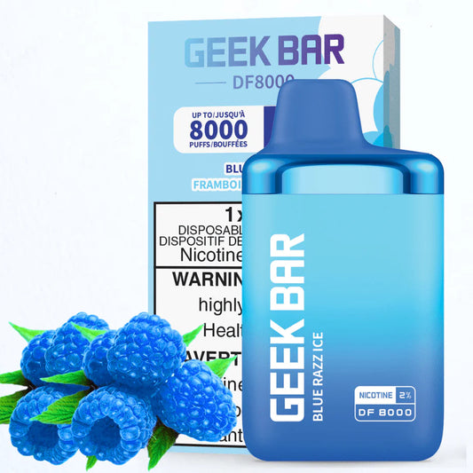 GEEK BAR DF8000 DISPOSABLE - BLUE RAZZ ICE