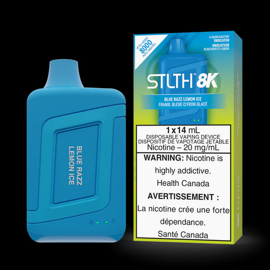STLTH BOX 8K DISPOSABLE - BLUE RAZZ LEMON ICE