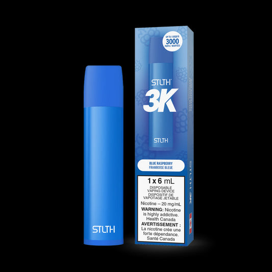 STLTH 3K DISPOSABLE- BLUE RASPBERRY