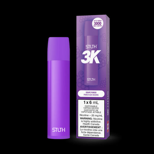STLTH 3K DISPOSABLE- GRAPE PUNCH