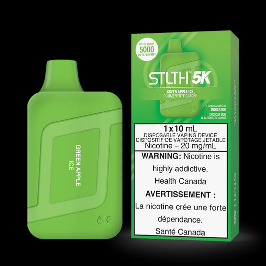STLTH BOX 5K DISPOSABLE - GREEN APPLE ICE