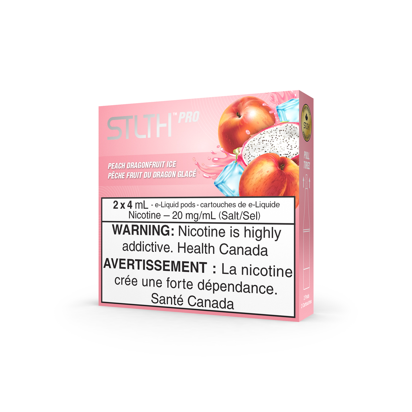 image of product for STLTH PRO  PEACH DRAGONFRUIT ICE 20mg 