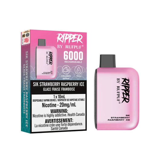 RUFPUF RIPPER 6000 DISPOSABLE - SIK STRAWBERRY ICE