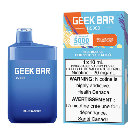 GEEK BAR B5000 DISPOSABLE - BLUE RAZZ ICE