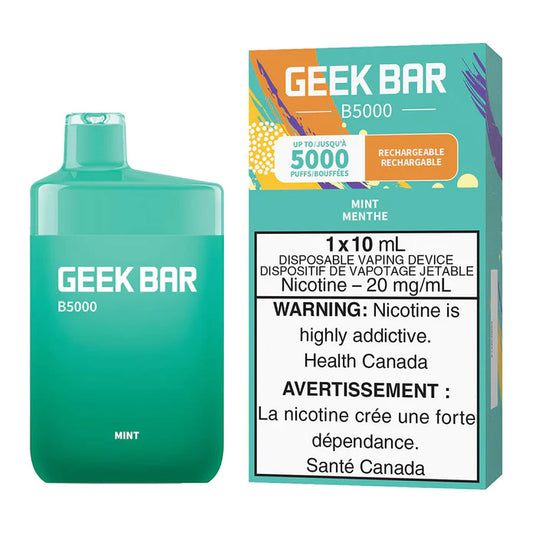 GEEK BAR B5000 DISPOSABLE - MINT