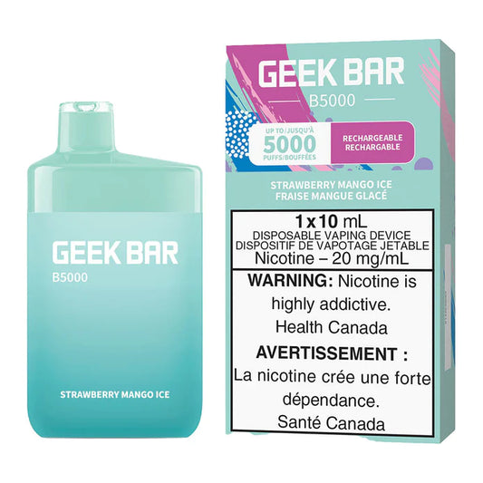 GEEK BAR B5000 DISPOSABLE - STRAWBERRY MANGO ICE