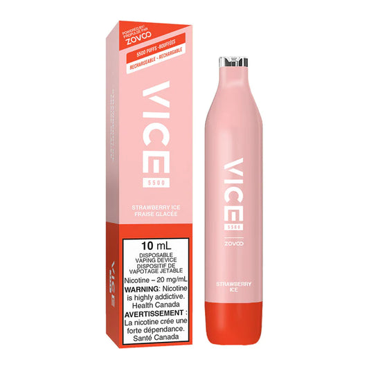 VICE 5500 DISPOSABLE - STRAWBERRY ICE