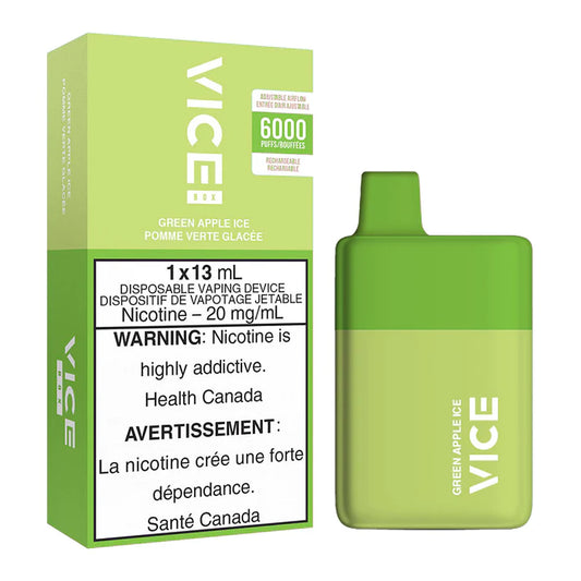 VICE BOX DISPOSABLE - GREEN APPLE ICE